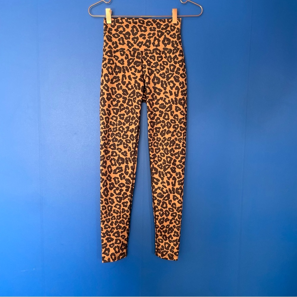 Beach riot piper leggings leopard small